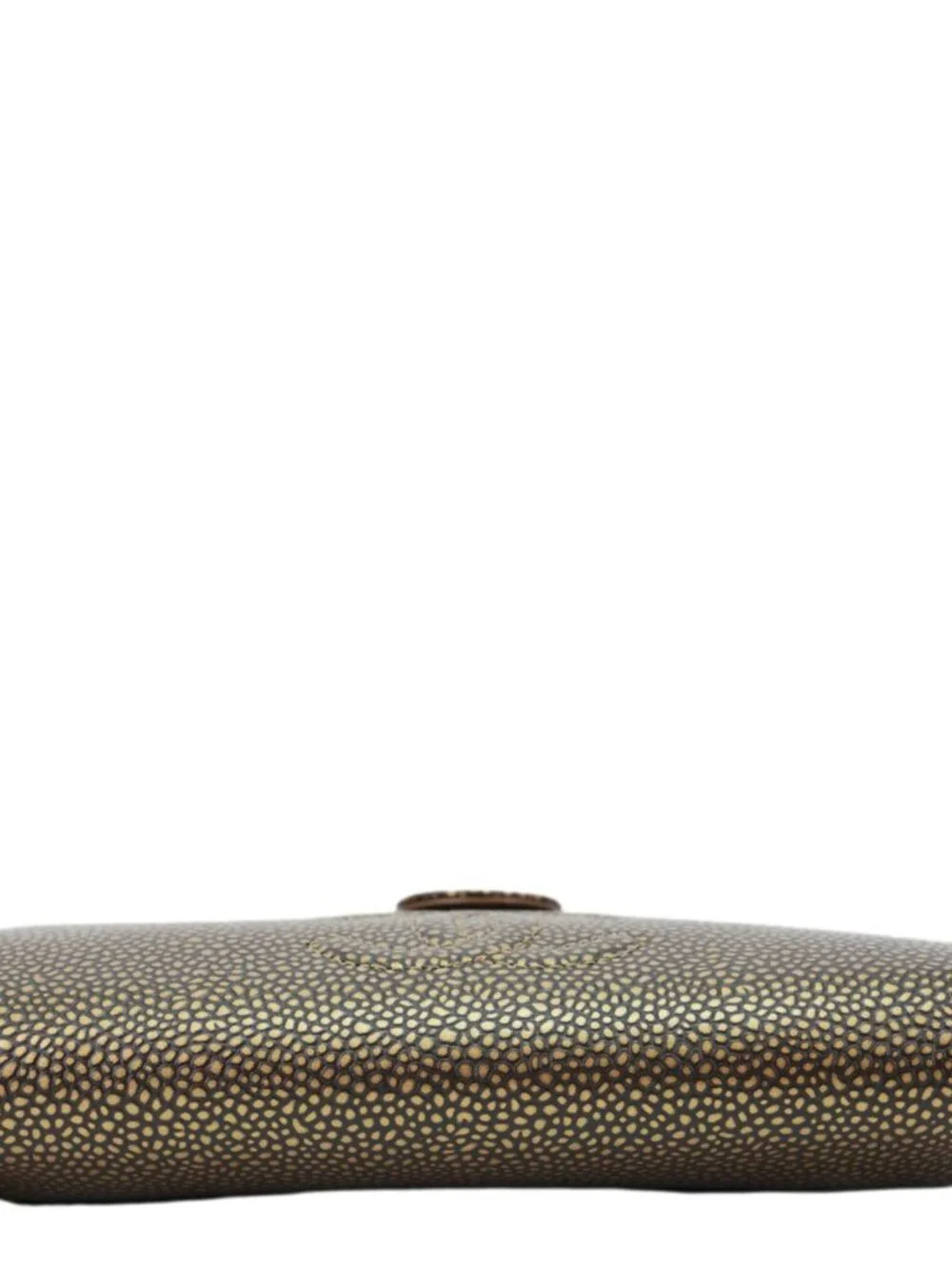 Chanel Timeless CC Caviar Leather Zipped Pocket Wallet Gold